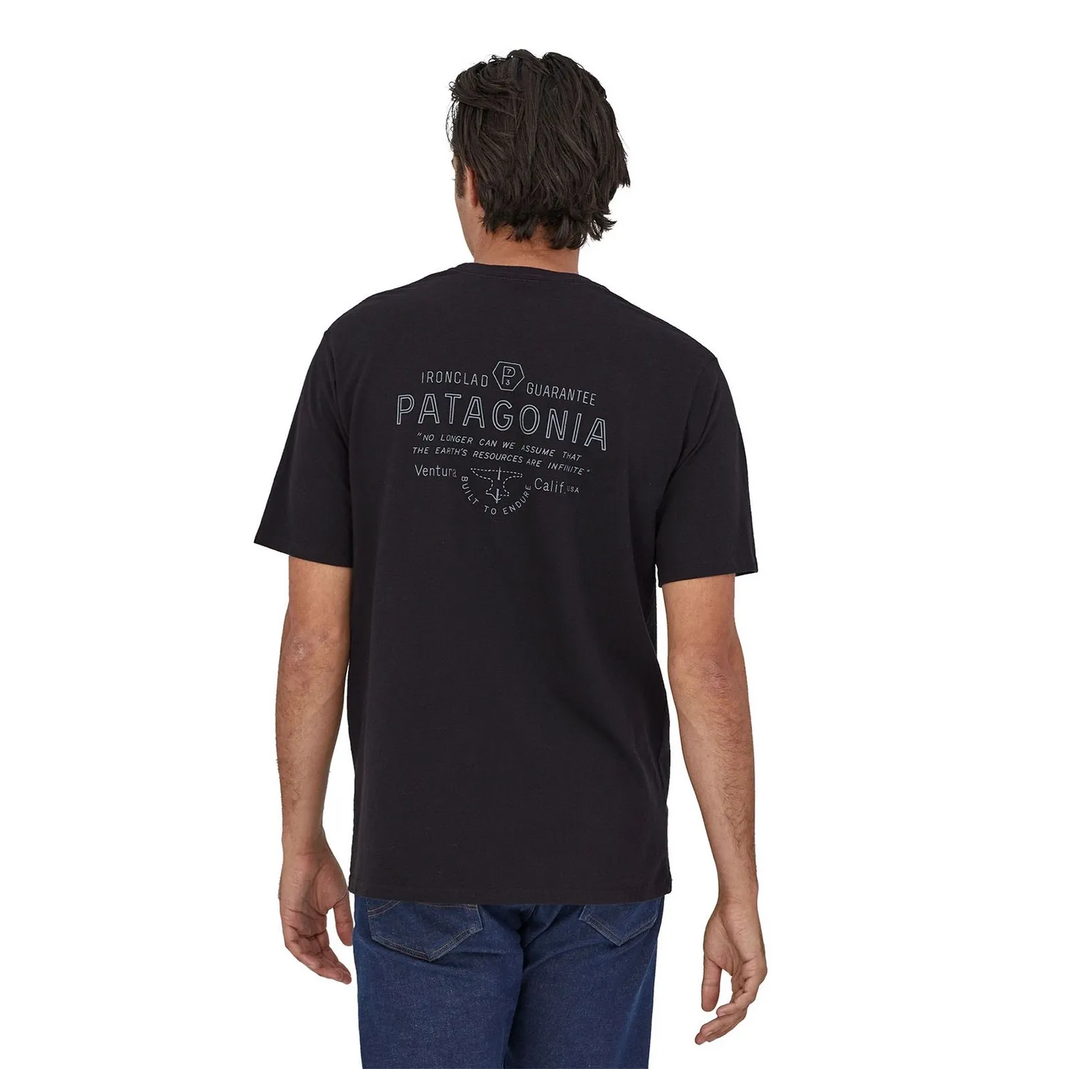 T-Shirt Patagonia Homme Forge Mark Responsibili Tee Wispy Green