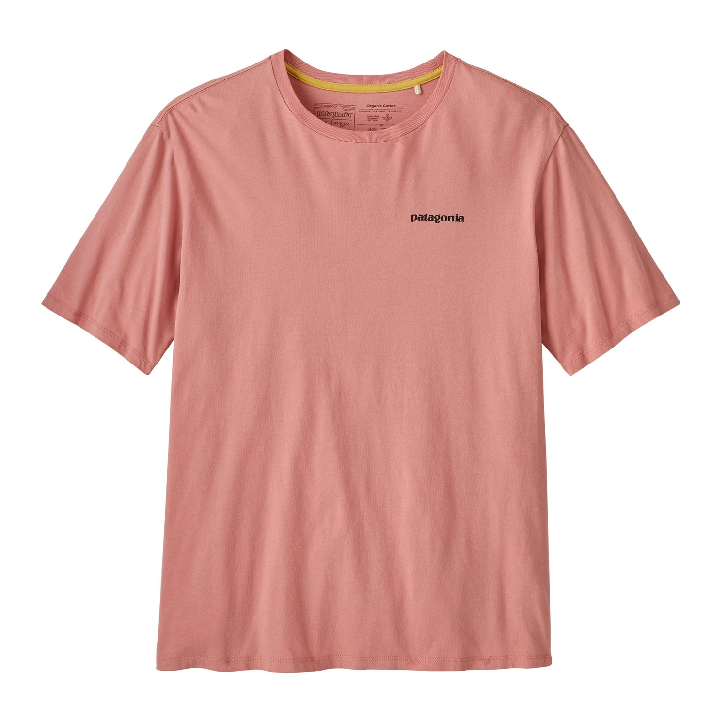 T-Shirt Patagonia Homme P6 Mission Organic Sunfade Pink