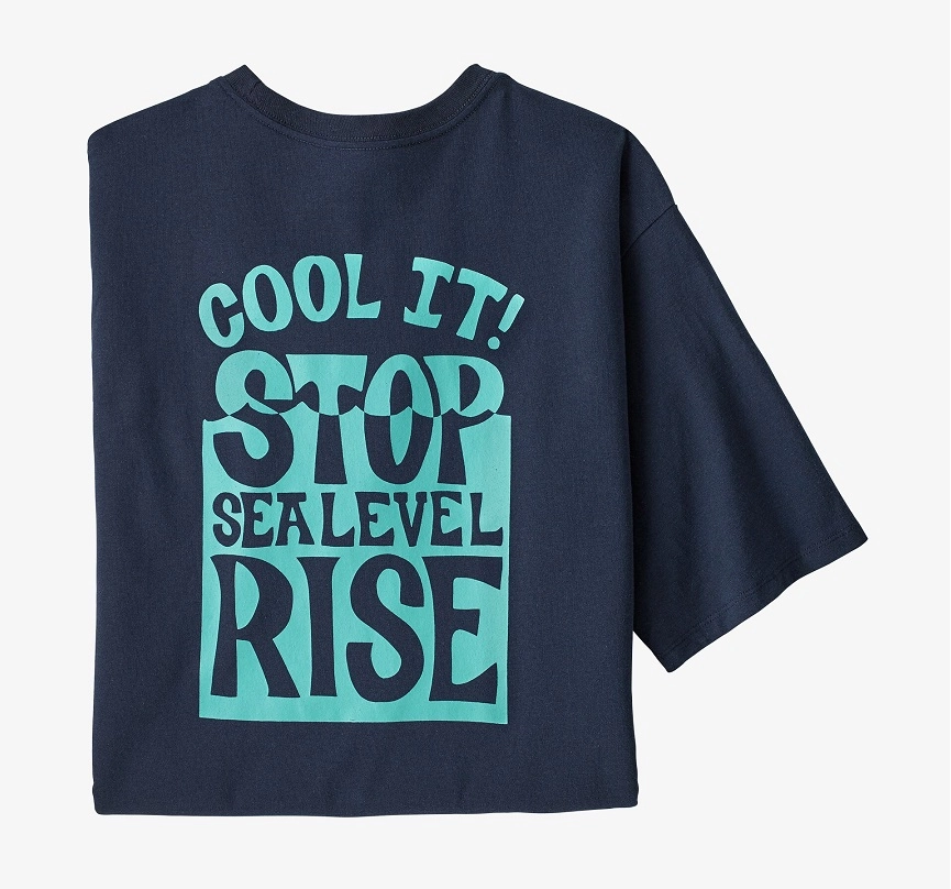 T Shirt Patagonia Homme Stop The Rise Responsibili Tee New Navy