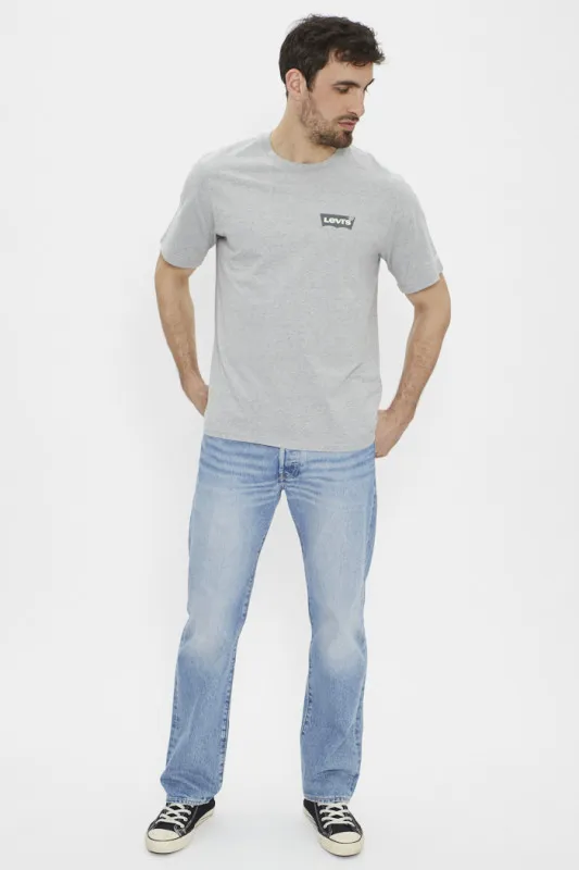 T-shirt relaxed fit gris