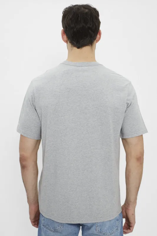 T-shirt relaxed fit gris