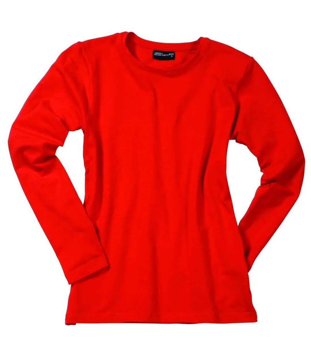 T-shirt stretch femme manches longues - JN054 - rouge