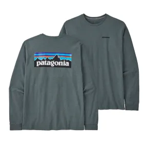 T-shirt à Manches Longues Patagonia Homme P-6 Logo Responsibili-Tee Nouveau Vert