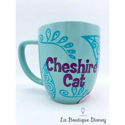 Tasse Chat Cheshire Alice au pays des merveilles Disney Parks mug Cat rose rayures