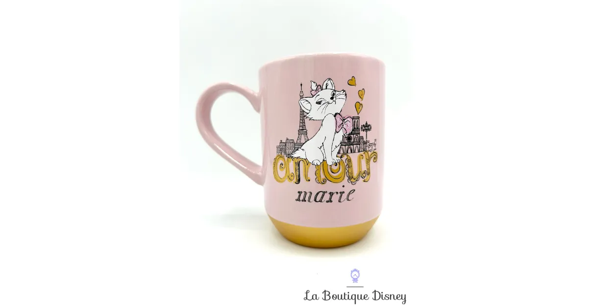 Tasse Marie Amour Disney Store 2016 mug Les Aristochats rose Be You Tifuli