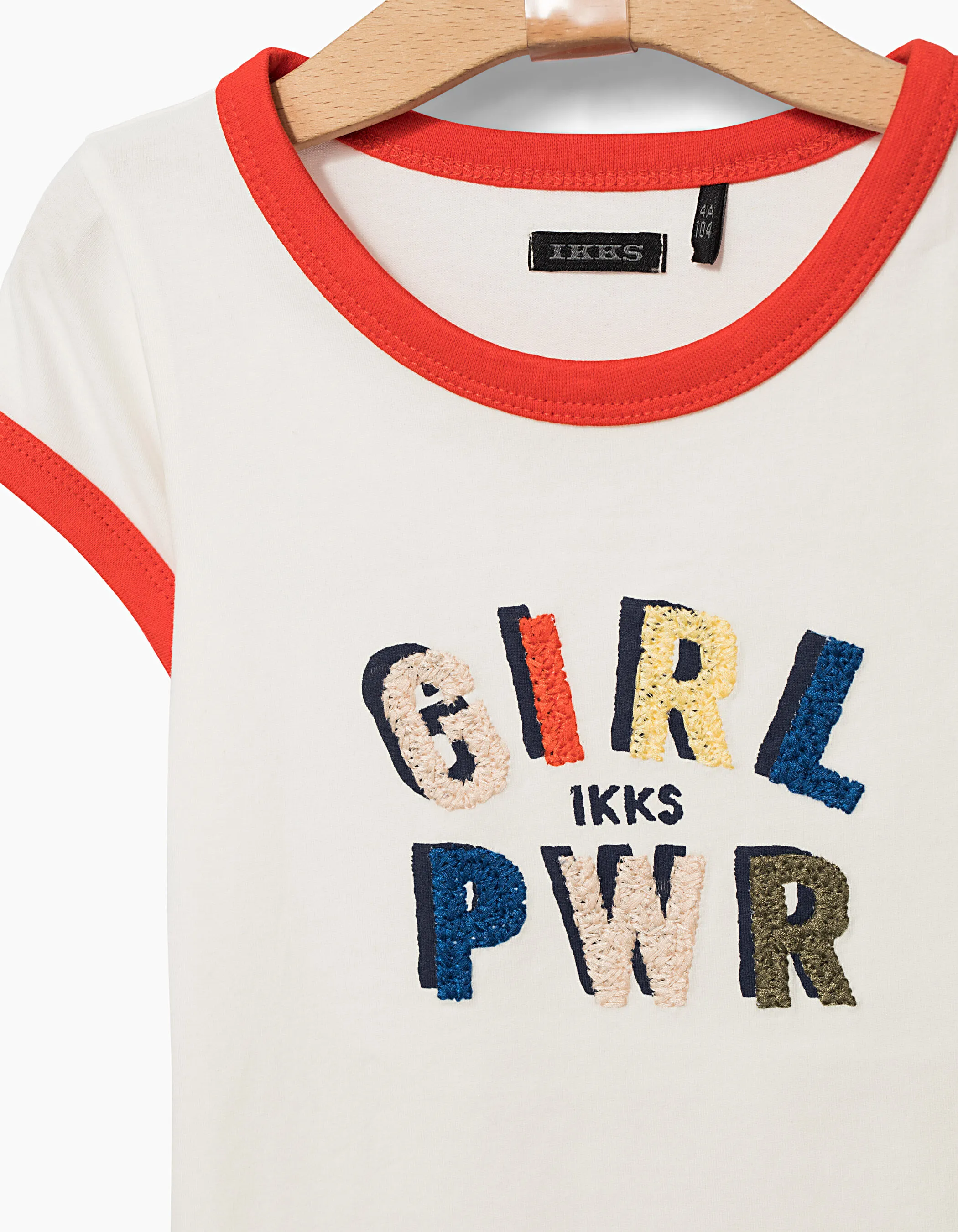 Tee-shirt blanc cassé GIRL POWER fille