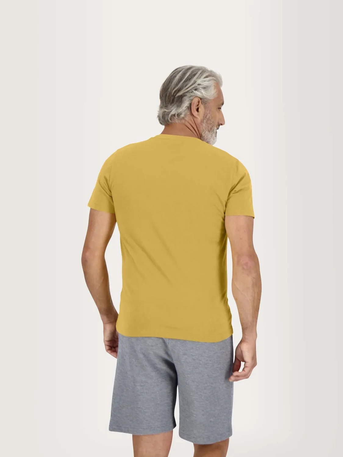 Tee Shirt Homme Coton Biologique Jaune tbs