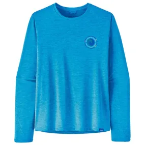 Tee-shirt Patagonia ---M's L/S Capilene® Cool Daily Graphic Vessel Blue X-Dye