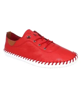 Tennis st ives femme rouge Lunar