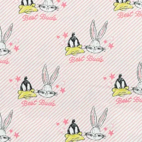 Tissu en Coton - Looney Tunes - Little Freamer - Rose