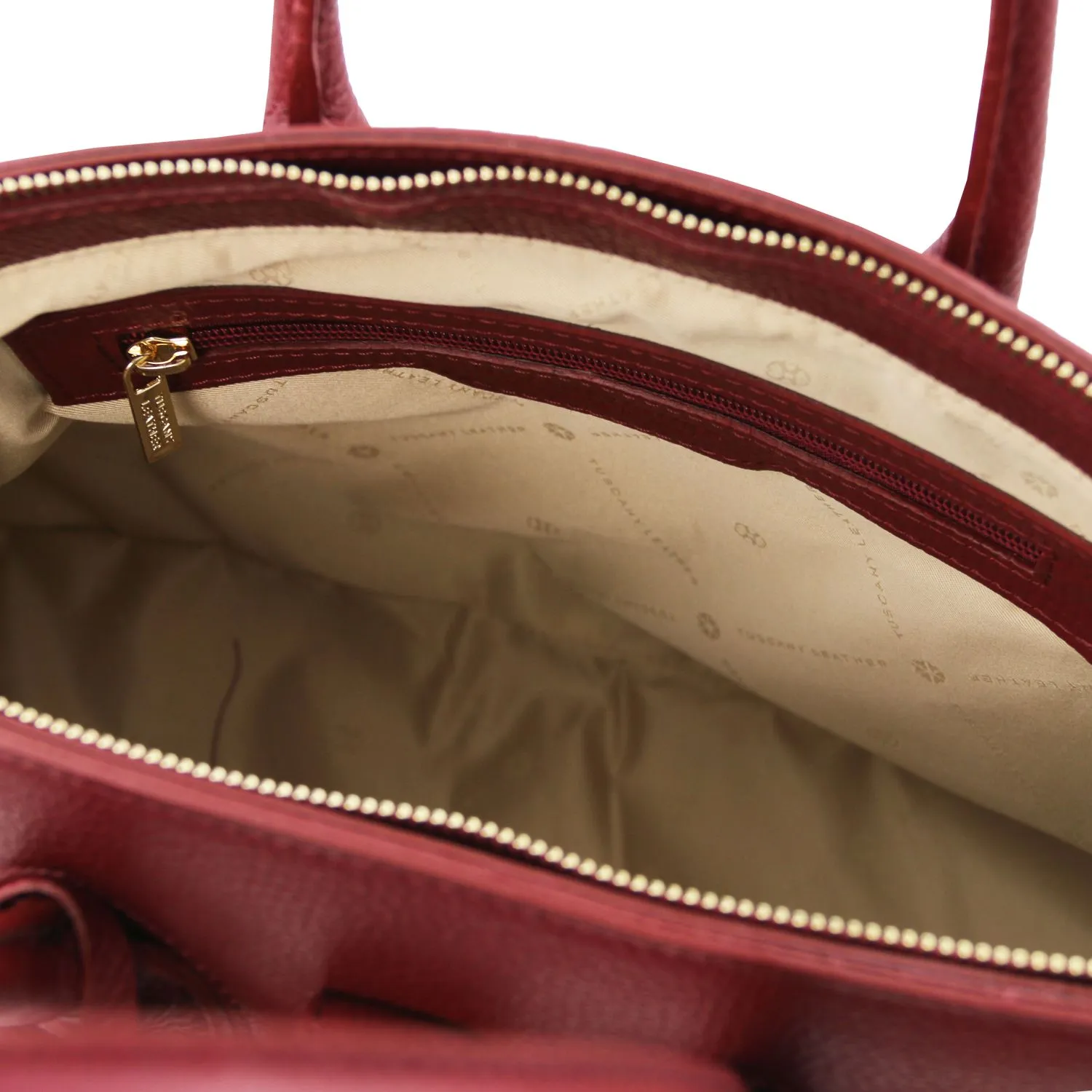 TL Bag Sac à Main Pour Femme Avec Finitions Couleur or Rouge TL141529