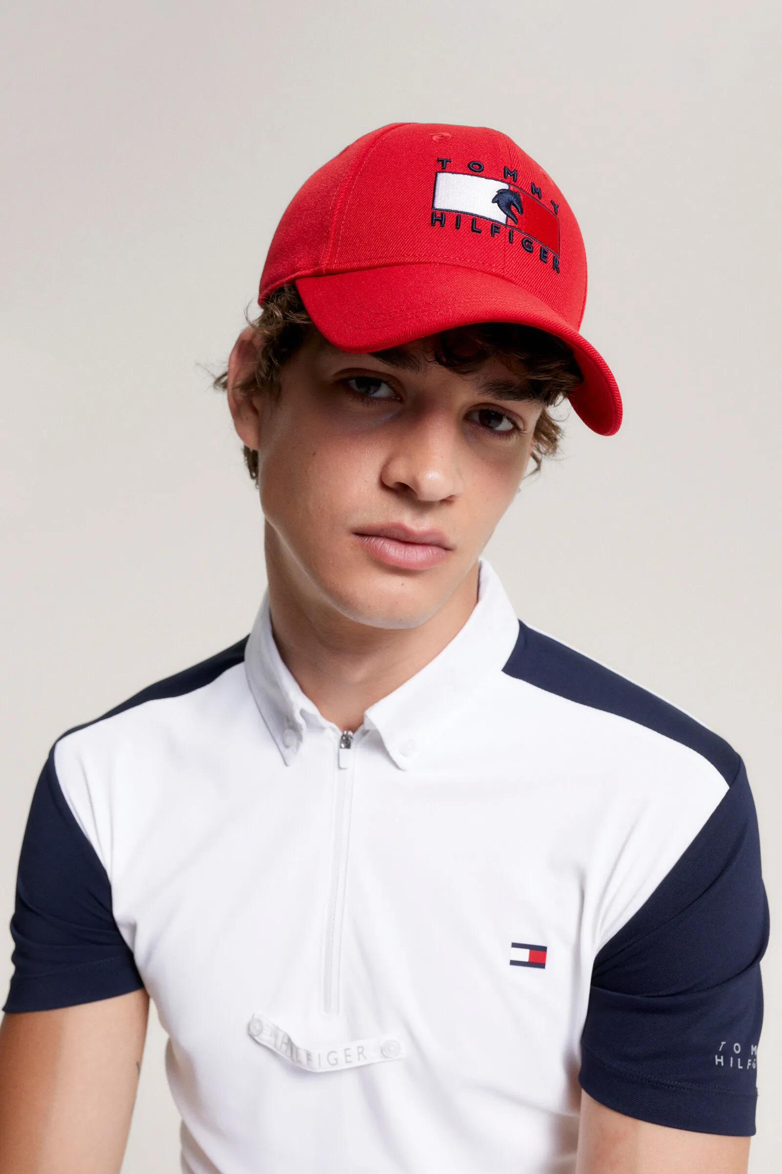 Tommy Hilfiger Equestrian Casquette Montreal à logo drapeau hydrofuge