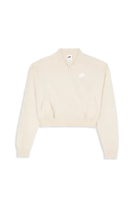 Top Manches Longues Zippé Beige Nike - Femme | Citadium