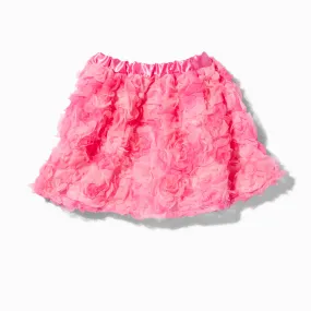 Tutu en tulle rosette rose