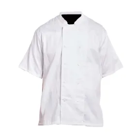 Veste de cuisine blanche manche courte - PBV 17A110