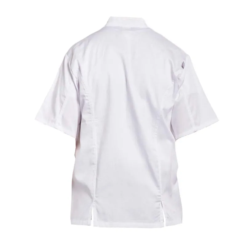 Veste de cuisine blanche manche courte - PBV 17A110