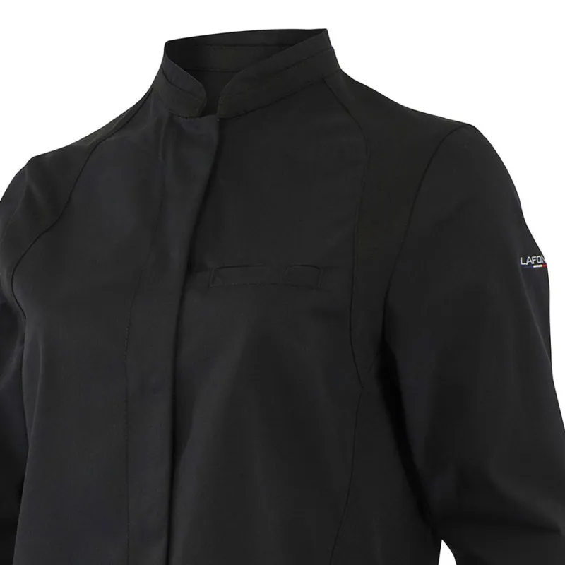 Veste de Cuisine Noir pour Femme - PEPPER LAFONT