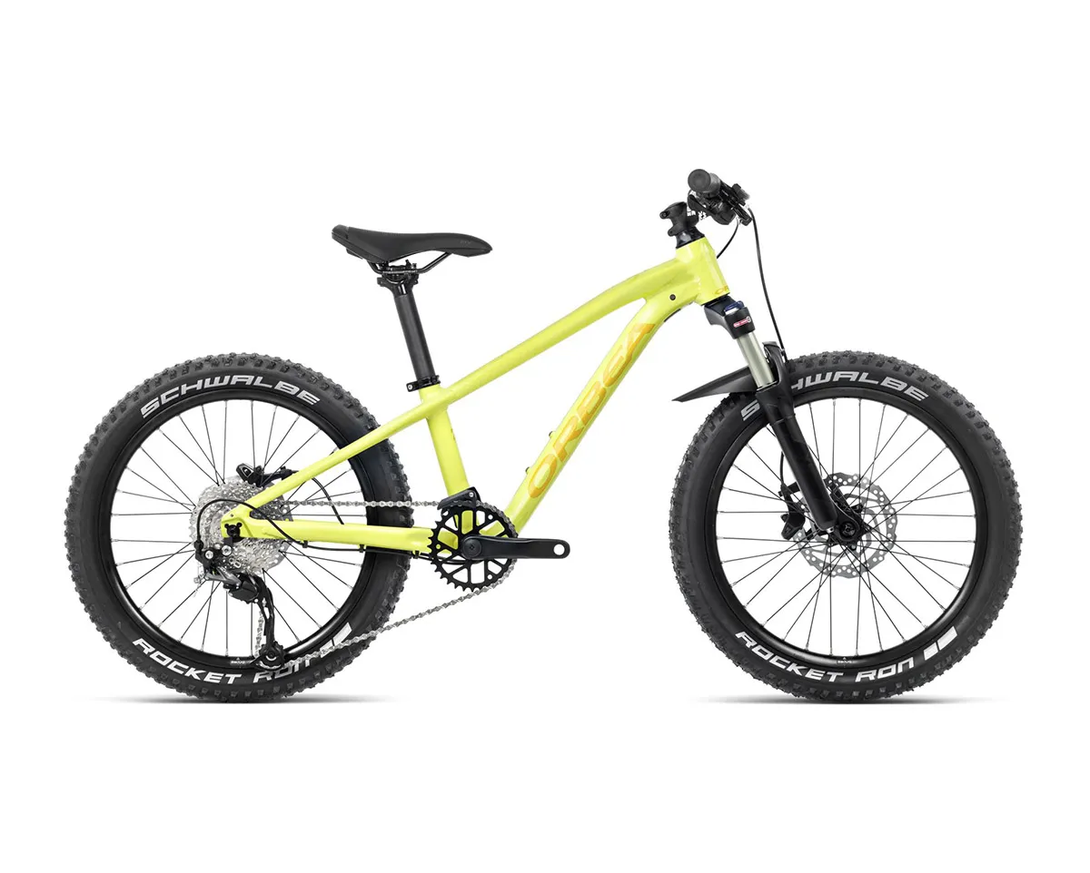 VTT semi rigide Enfant LAUFEY 20 H30 Jaune