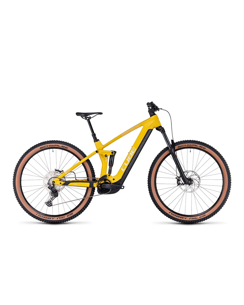 VTT électrique tout suspendu Unisexe STEREO HYBRID 140 HPC PRO 625 Jaune