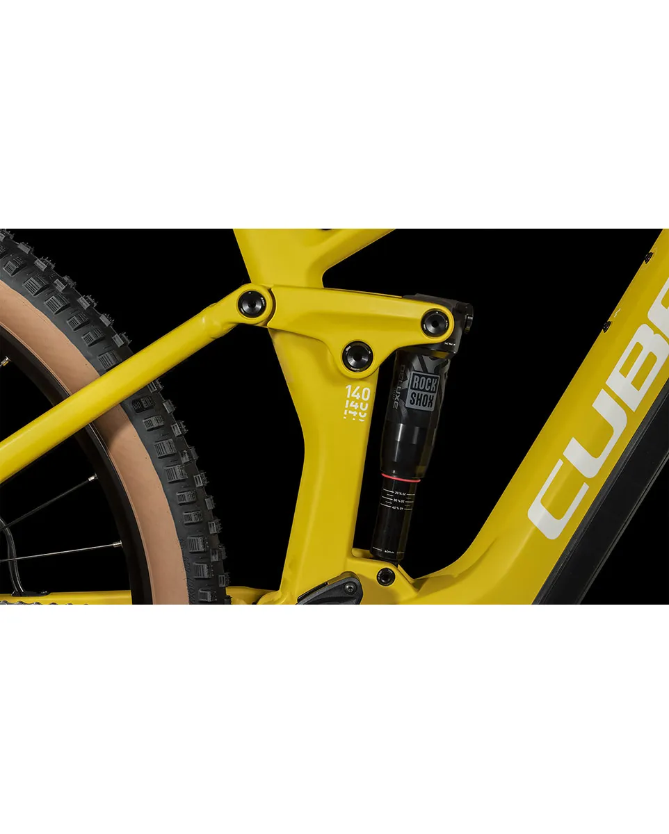 VTT électrique tout suspendu Unisexe STEREO HYBRID 140 HPC PRO 625 Jaune