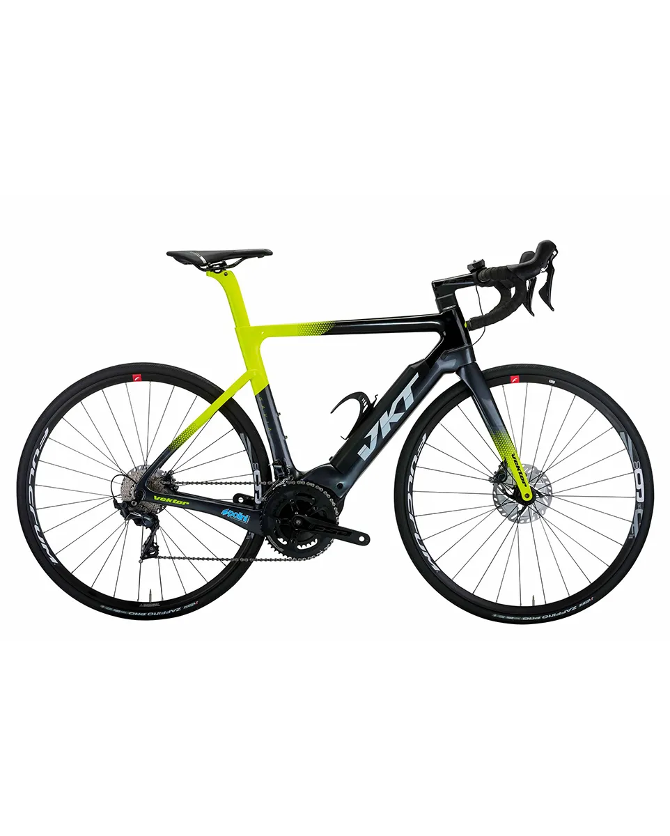 Vélo de route électrique Homme GAVIA ULTEGRA 2X11V 500WH Noir/Jaune