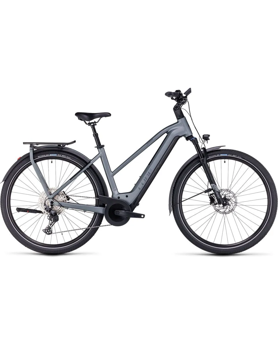 Vélo électrique trekking Femme KATHMANDU HYBRID PRO 625 Gris