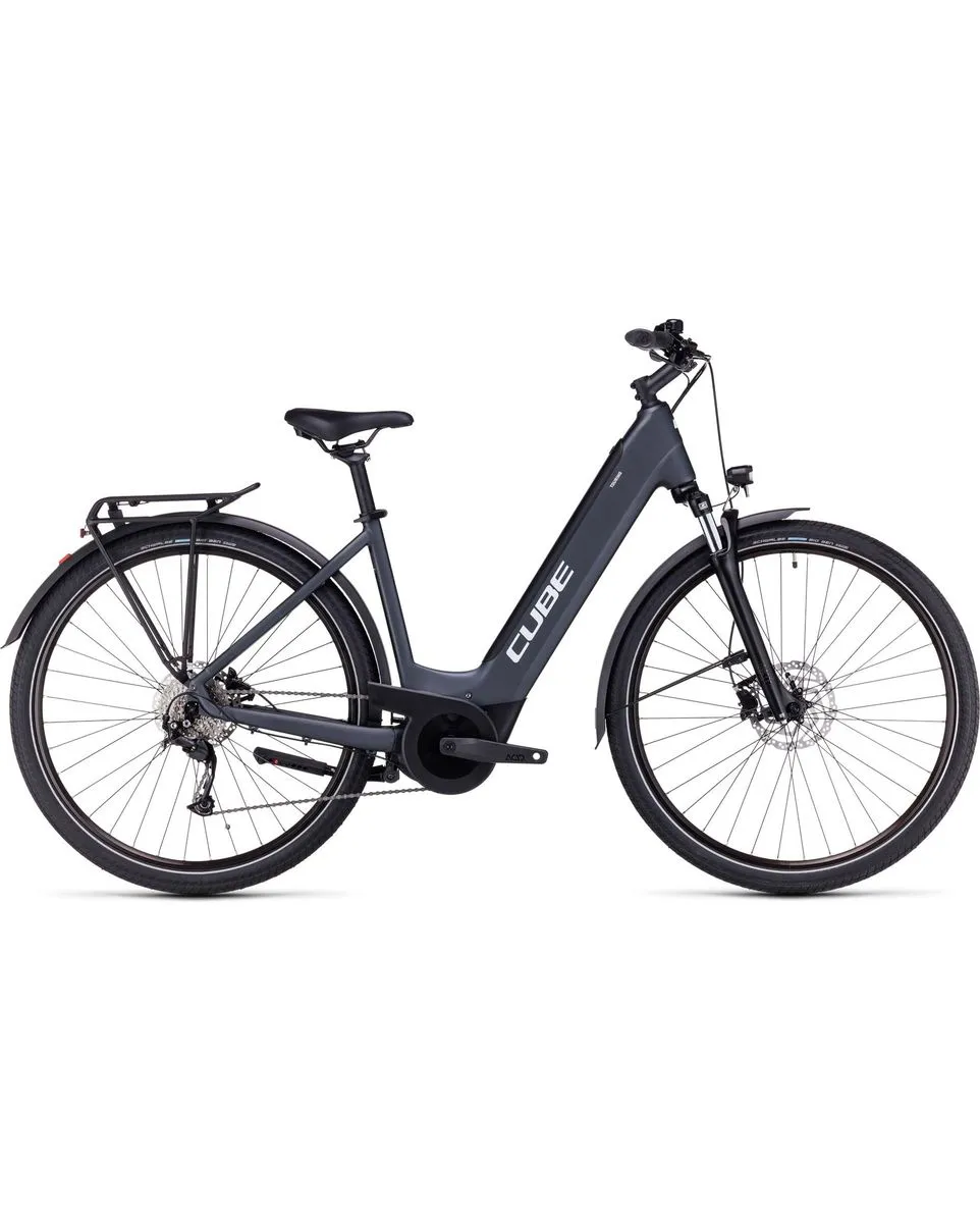 Vélo électrique trekking Unisexe TOURING HYBRID ONE 500 Gris