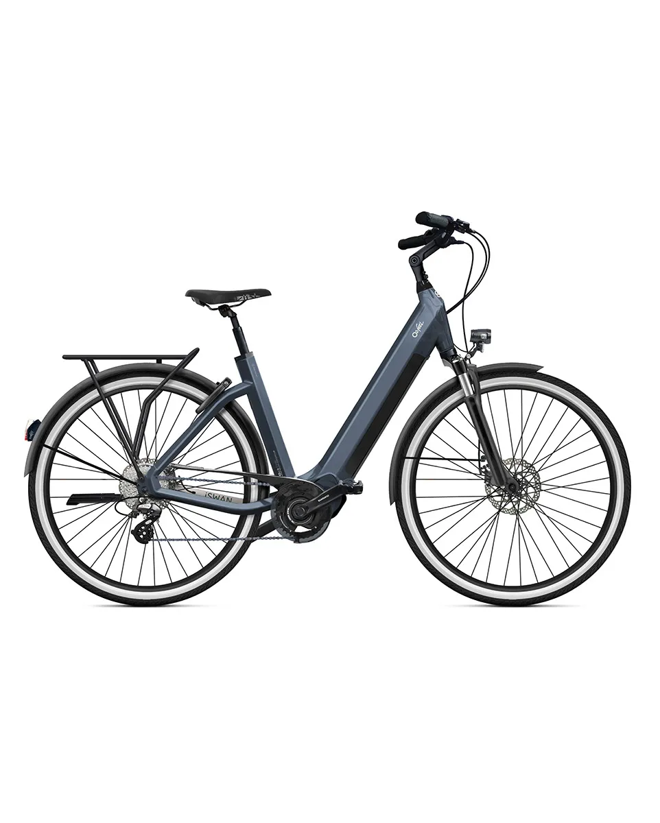 Vélo électrique urbain Unisexe ISWAN 5 iP432 T45/S Gris Anthracite